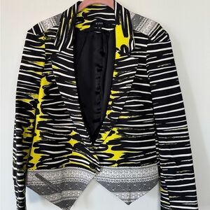 Suno 100% Silk Blazer | Eye-Catching Print | Size M